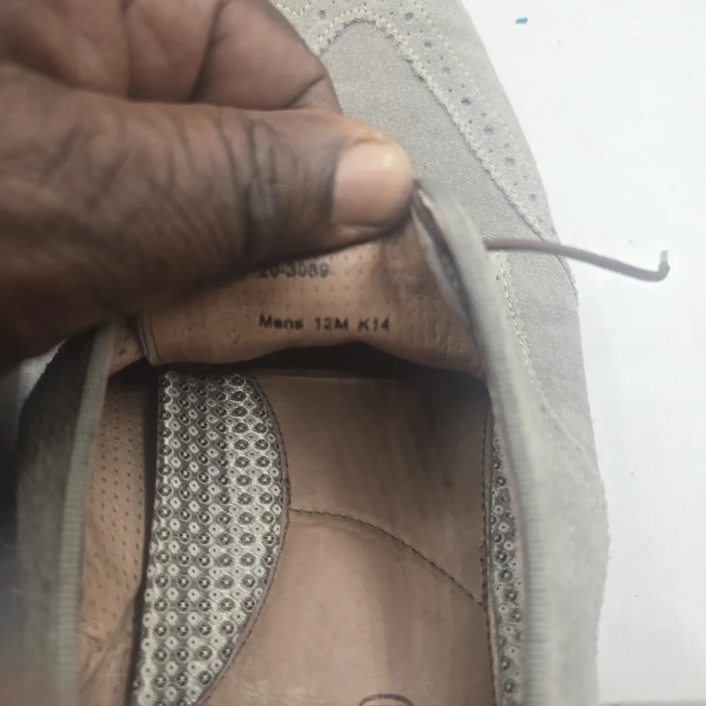 J Brand Light Gray Suede‎ Oxfords